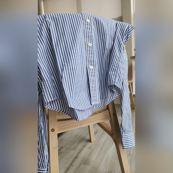 Abercrombie cotton poplin button-down shirt - Picture 7 of 9